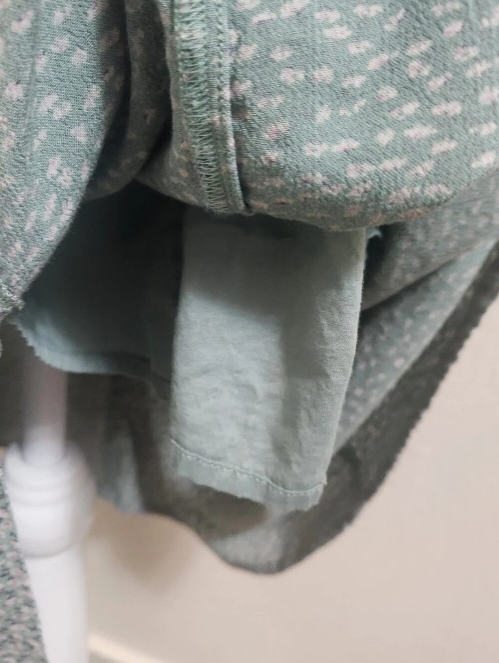 Lucky Brand Ditsy Floral Maxi Slip Dress M Sage Green Floral Boho Cottagecore - Picture 9 of 16
